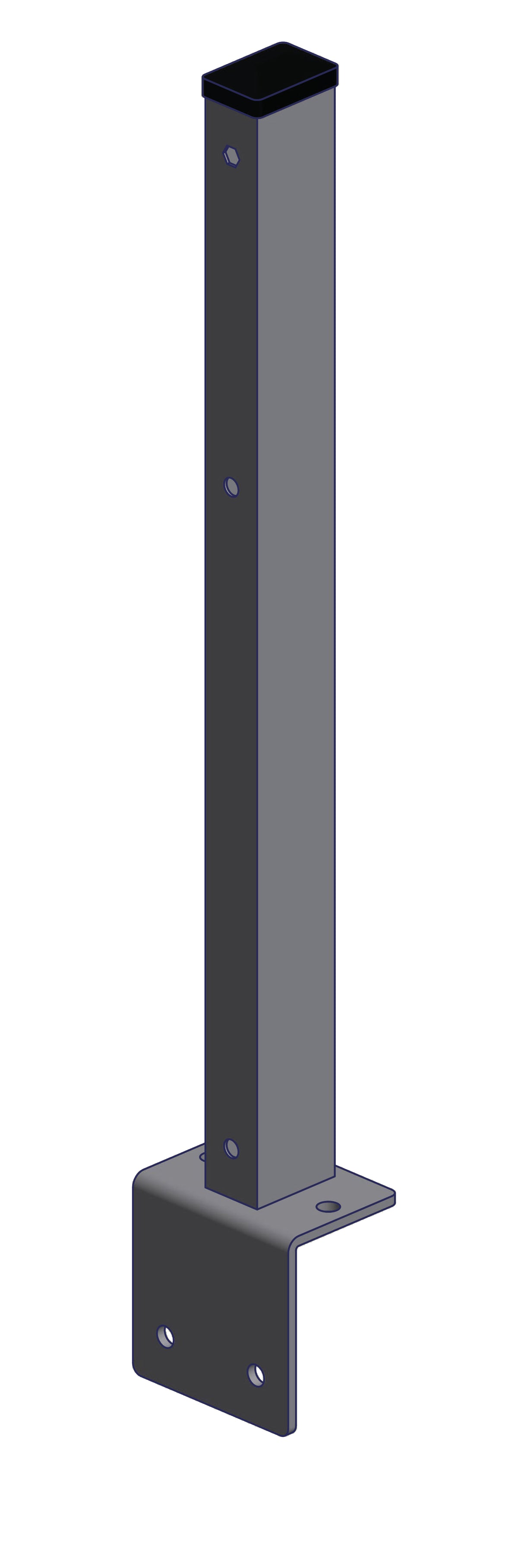 Montagefuß 10x10 für Basispfosten